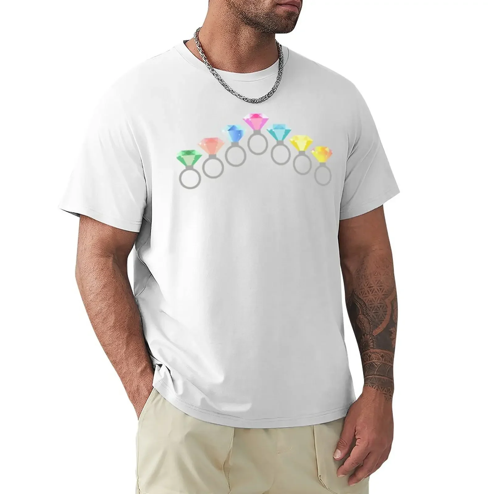 

7 Rings T-Shirt boys animal print summer tops t shirts for men cotton