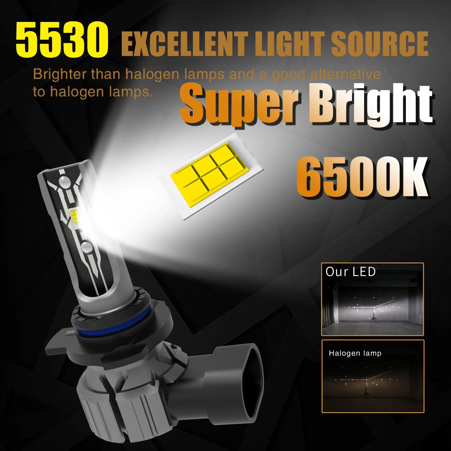 2개 HIR2 9012 LED 헤드라이트 캔버스 PX22d 자동차 전구 모토 화이트 안개등 터보 다이오드 램프 12v 55w 도요타 오리스 E18 20122025용
