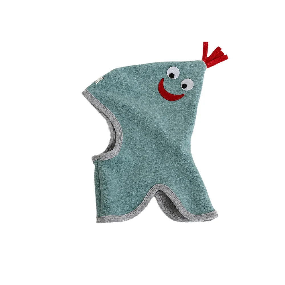 

Super Cute Children Cock Hat Autumn Winter Protective Earmuffs Cock Head Warm Baby Cap Boy Girls Scarf One-piece Hat