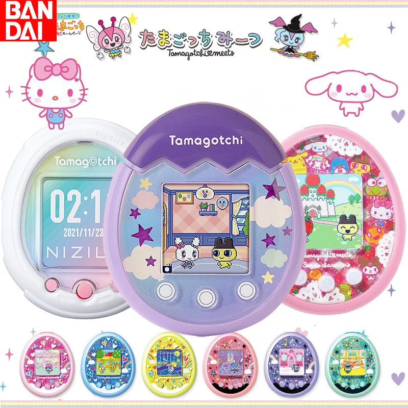 

Bandai оригинальный Tamagotchi электронный питомец машина соответствует Pix On Kawaii цветной экран игровая консоль детские игрушки подарок на день рождения