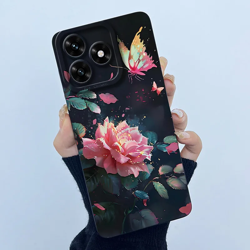 Oil Painting Shockproof Silicone Soft Phone Case