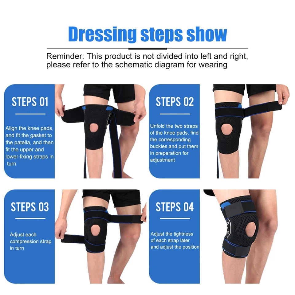 Ginocchiere Antiscivolo Per Uomini E Donne Ginocchiera A Compressione Elastica, Traspirante, Per Sport E Sollievo Dolori Articolari, Taglie M L XL Ginocchiera Basket