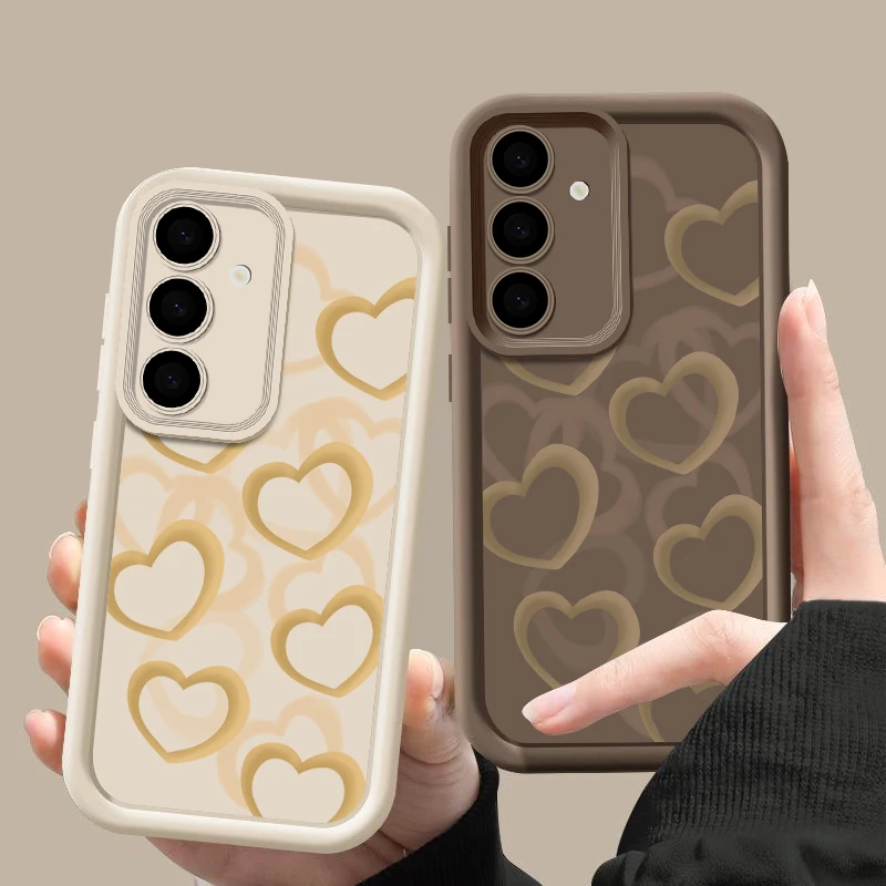 Love Hearts Protective Phone Case - Chic and Durable Design