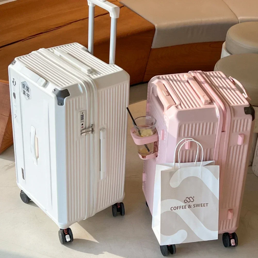 

Luggage Box 22 26 28 30 32 Inch Universal Wheels Thickened Trolley Box Travel Box Women Men Zipper Design Trunk Travel Suitcase