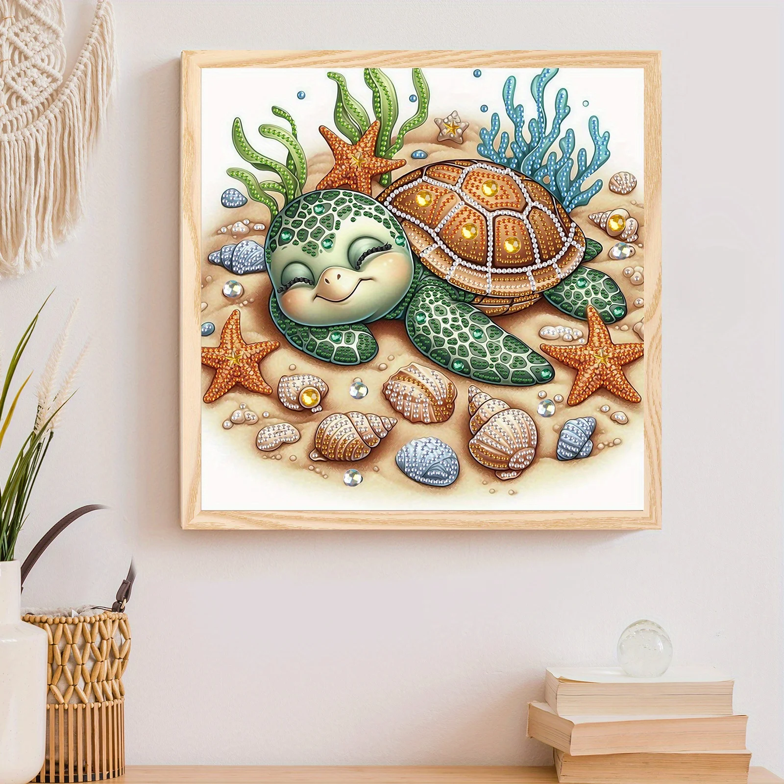 DIY Sleeping turtles 5D Special Shape Diamond Art Kits for Beginners Diamond Art Painting Kits for Home Wall Decoration Gift