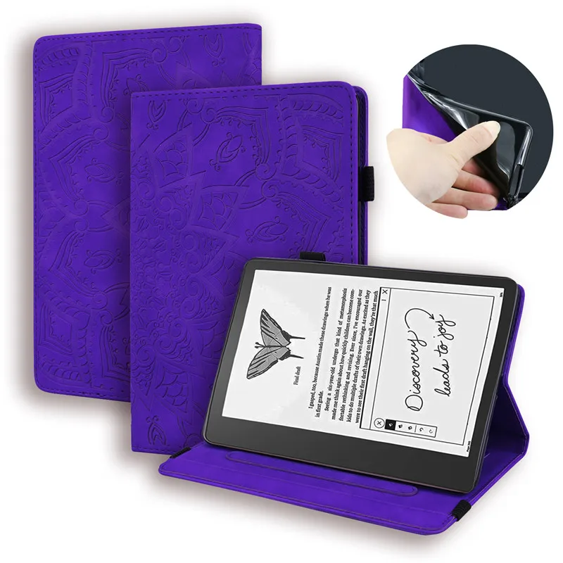 For Kindle Scribe Case 10.2 Luxury PU Leather Wallet Flip Cover For Funda  Kindle Scribe 2022 Case Capa 10.2 inch