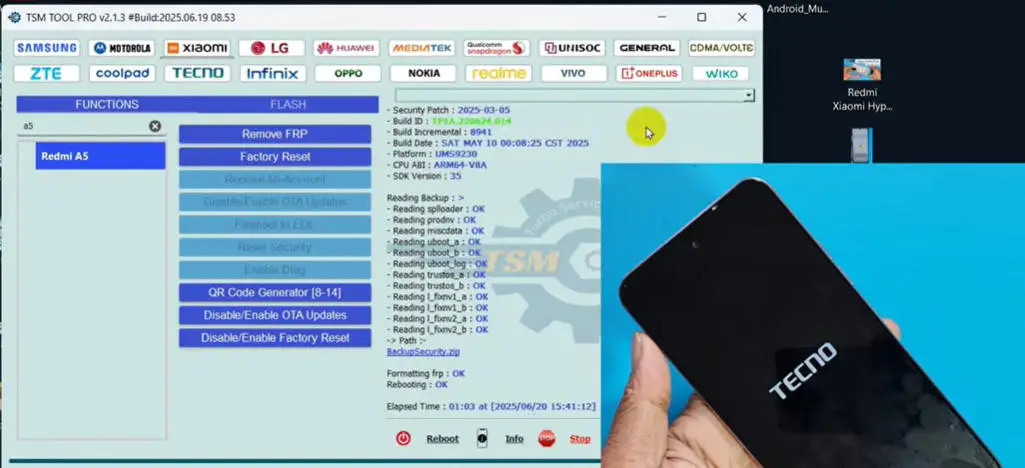 새로운, 갱신된 TSM TOOL Pro TSM TOOL tsm tool 3, 6, 12개월 TSM PRO 에디션 MTK Qualcomm KG MDM 제거 EDL FRP 도구