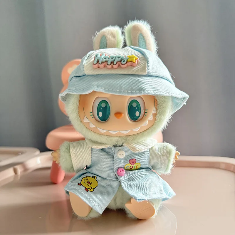 Disfraz De Bruja Para Muñeca Labubu De 17 Cm - Incluye Vestido Y Sombrero Puntiagudo (MUÑECA NO INCLUIDA)