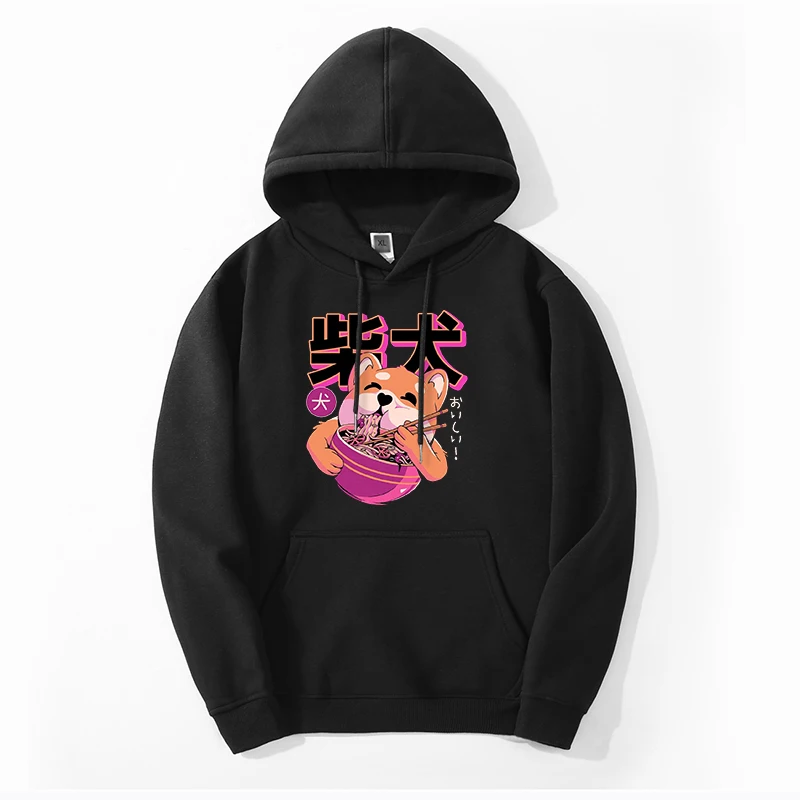 

Shiba Dog Animal Print Vaporwave Men Fashion Warm Hoodies Sweatshirts Fashion Big Size Oversize Sportswear 4XL Fitness Top