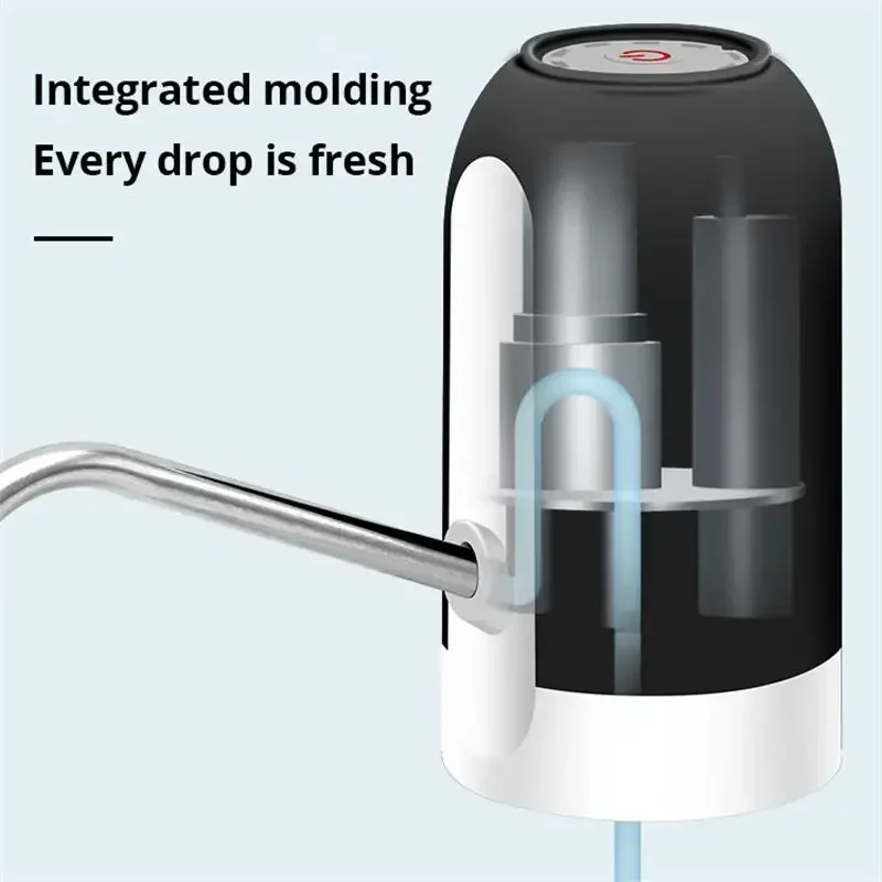 Garrafon Wasserspender, Getränkeartikel, Aufladen, Küche, automatisch, elektrisch, tragbar, Trinkgeschirr, Haushalt, USB, Ballonpumpe, Bar-Werkzeuge – Detail 3