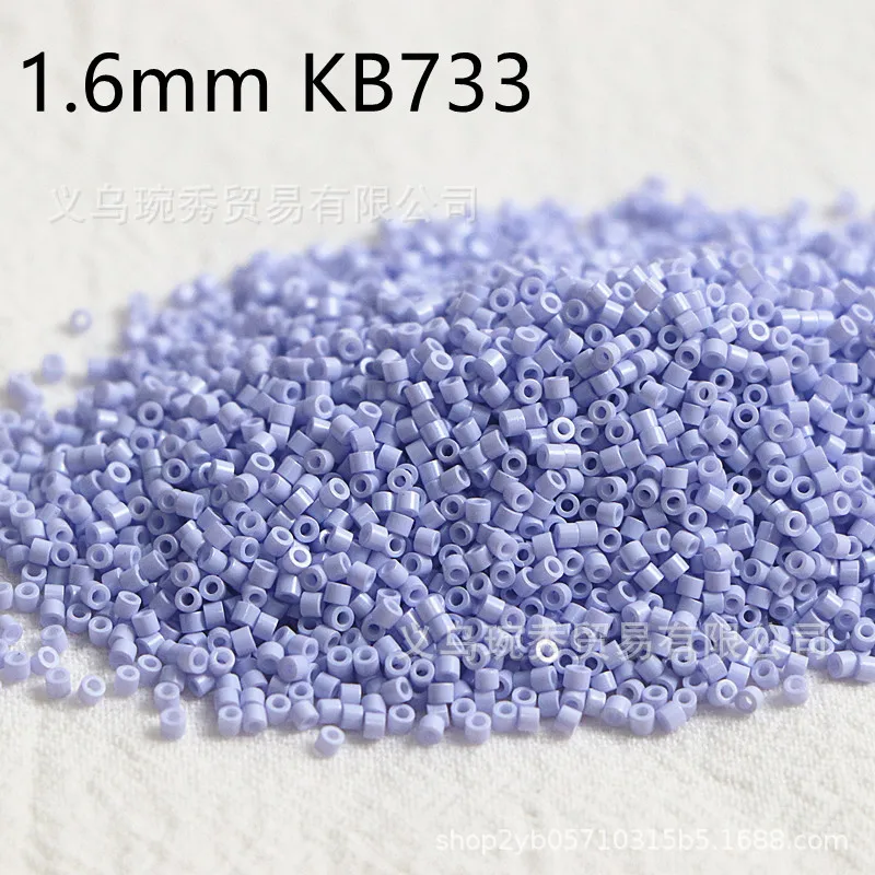 Oil Painting Antique Bead Collection - Handmade DIY Embroidery Loose Beads, 1.6mm