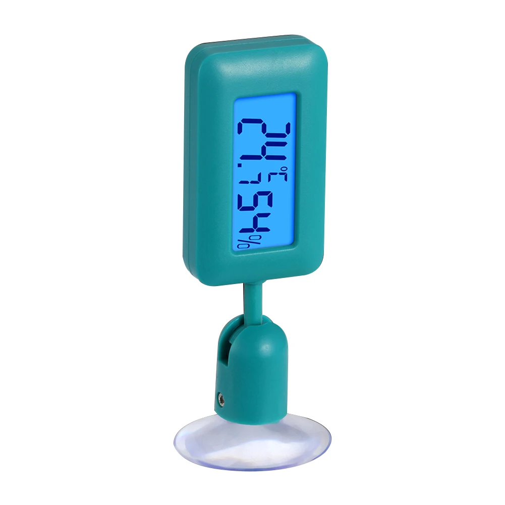 Title 15, Reptile Thermometer Hygrometer 360° Rotation Su...
