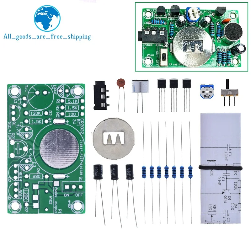 DIY Electronic Audio Amplifier Kit for Educational Projects and Enthusiast Use