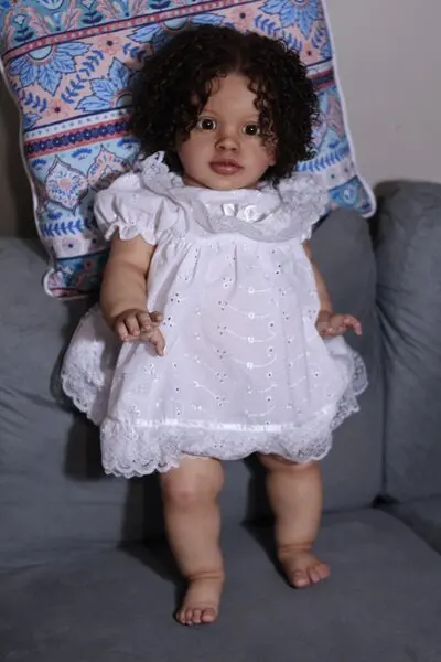 

FBBD Custom Made By ShanShan 26inch Reborn Baby Pippa With Hand-Rooted Hair Already Finished Doll Christmas Gift
