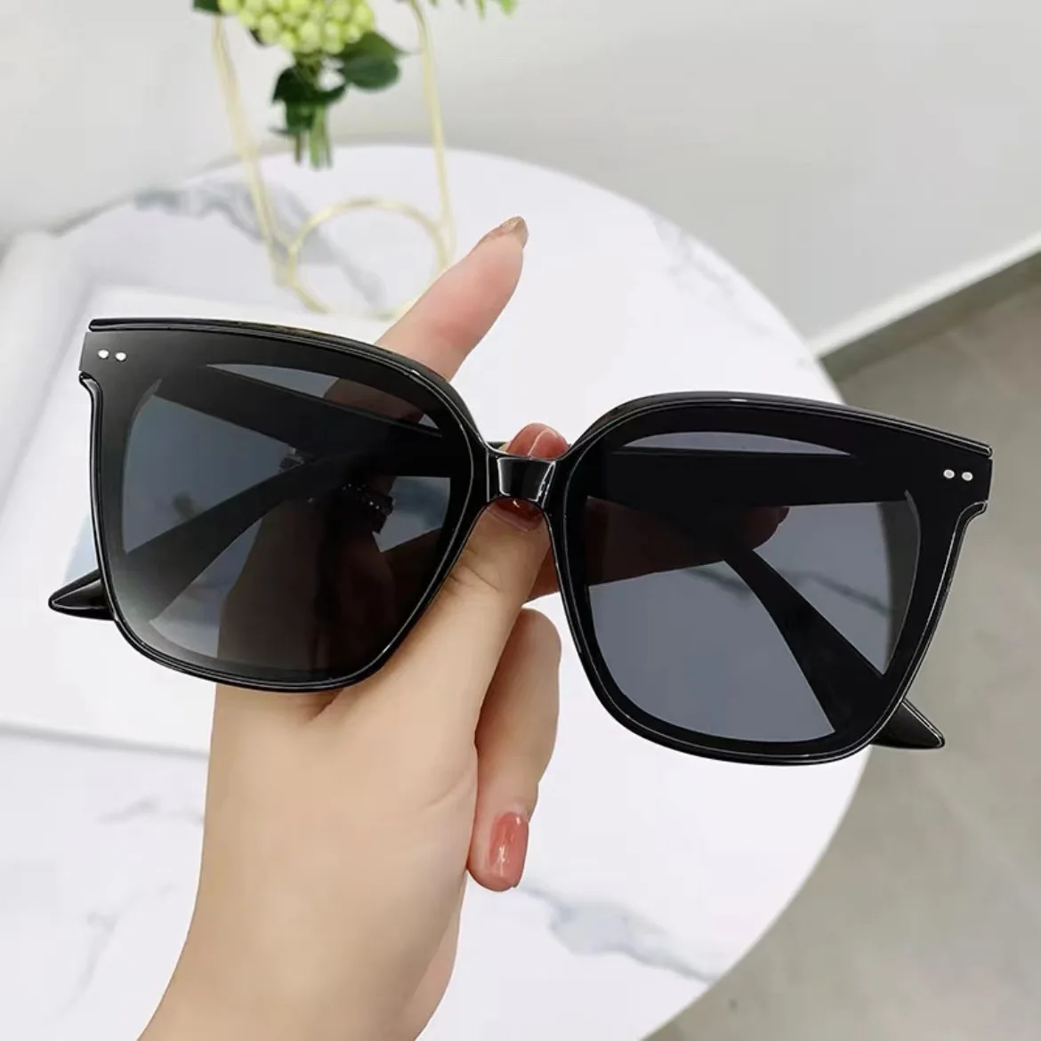 Rectangle Frame Fashion Sunglasses 2021 Hip Hop Vintage Designer Wholesale  Black Shades Glasses Luxury For Men And Women UV400 - AliExpress