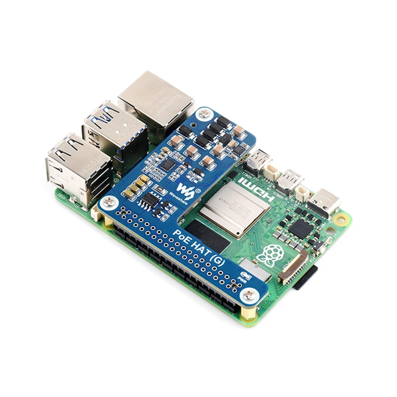 PCIe naar M.2 adapter met PoE functie (C), compatibel met Raspberry Pi