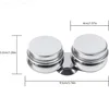 1/2 Pack Stainless Steel Oil Painting Double Palette Cup with Screw Lid Dipper Clip for Watercolor Gouache 2
