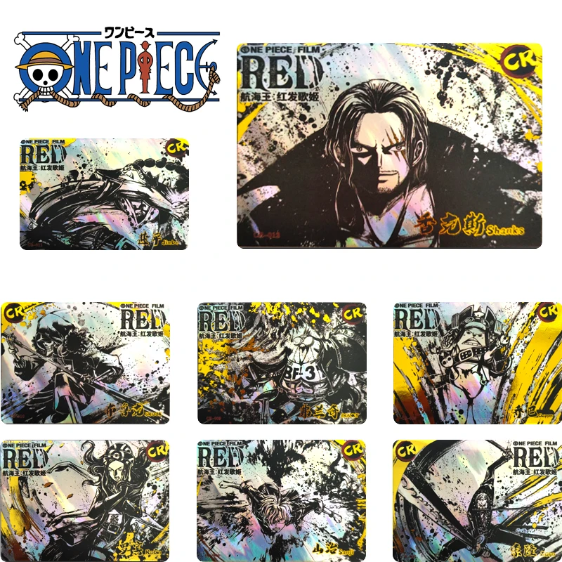 Chuangka Club One Piece Cr Card Shanks Trafalgar D. Water Law Portgas D Ace Rare Collection Card Christmas Birthday Gift Toys