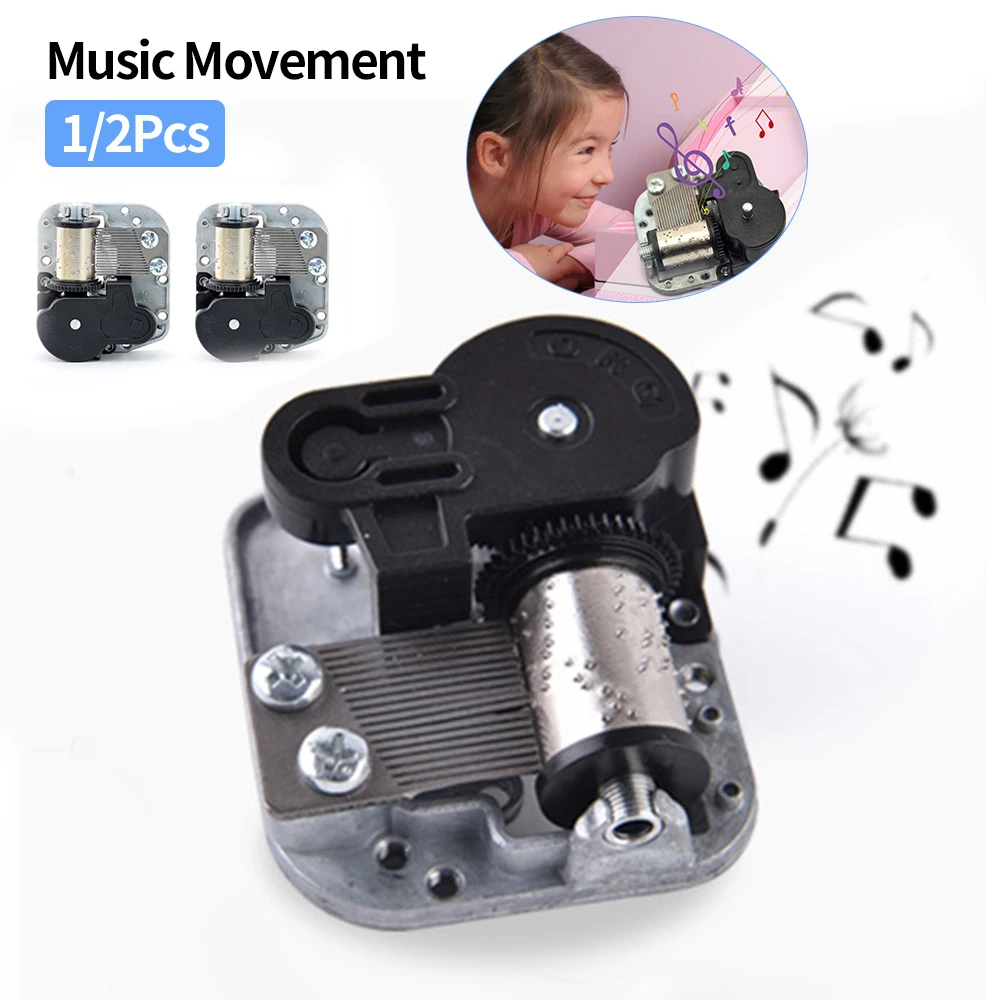 Music Box Metal Mini Mechanical Windup Movement Part