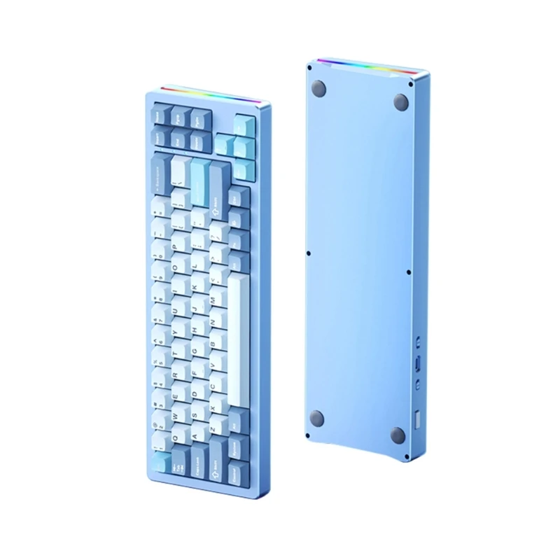 무선 RGB+BT5.0+2.4Ghz TypeC 와이어 게이밍 키보드 71키 핫스왑 가능