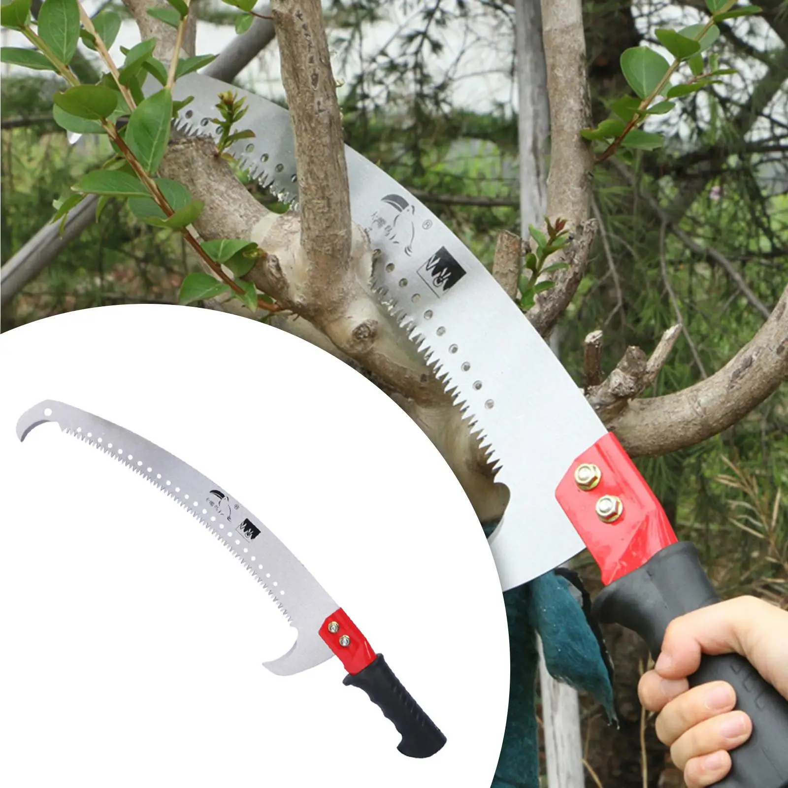 Three-Sided Grinding Non Tool Steel Ergonomically Garden Pruning Saw