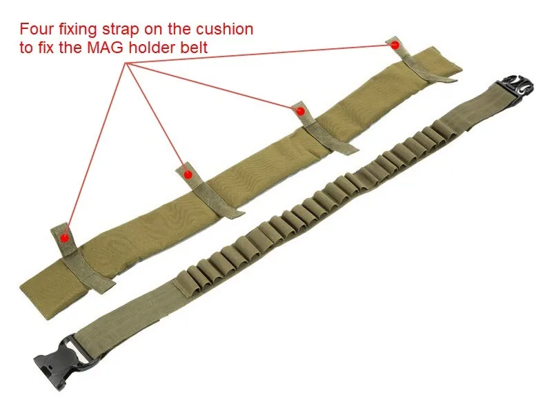    Bandolier 㸮 Ʈ 12GA  25   ε ź Ȧ ź Ʈ,  ׼