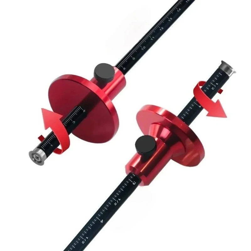 Dual Scale Woodworking Scriber - Inch/MM Precision Marker for Parallel Lines & Mortise Layout, All-in-One Layout Tool