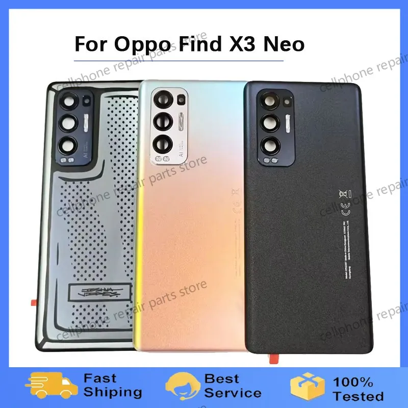 LEYAN Cover per Oppo Find X3 Neo (6.55), Antiurto Custodia con Supporto Cavalletto Multi-Angoli, PC/TPU Bumper Armor Protection Case Cover, Grigio