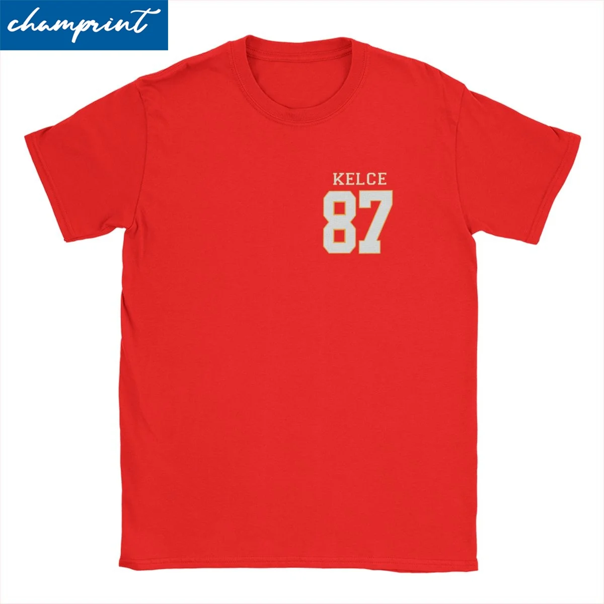 Travis Kelce Numero 87 Maglietta Da Donna Da Uomo Maglietta Vintage Da Calcio Maglietta Girocollo In Puro Cotone Nuovi Vestiti Di Arrivo