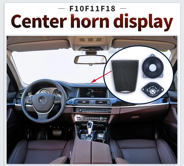 Stereo Speaker Tweeter Audio Speakers Kit Midrange Speakers Car Front Door Speakers Tweeter Horn Loudspeakers Speakers Cover For BMW 5 Series F10 F11