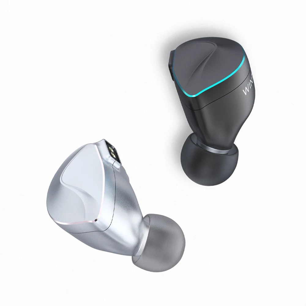 Bqeyz Auricolare Invernale Hifi Dynamic Driver Pzt Conduzione Ossea Monitor In-Ear Auricolare Cablato 0.78Mm 2Pin Cavo Staccabile Cuffie