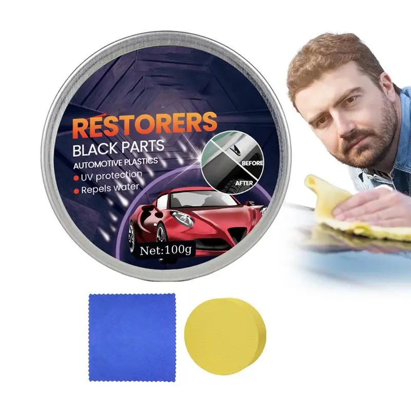 

Car Restorer Liquid Waterproof Car Interior UV-Resistant Repair Wax Portable Restoring Liquid For Restore Luster Dustproof