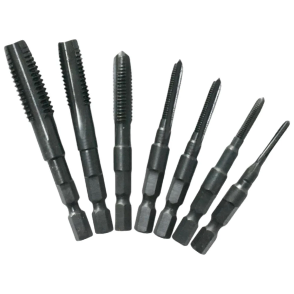 

7 шт./комплект, дрели из быстрорежущей стали с шестигранным хвостовиком