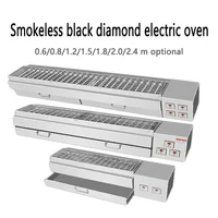 0.6m BBQ Electric Oven Smokeless Skewer Electromechanical Hot Barbecue Machine Stove Electric Grill 4500w 2
