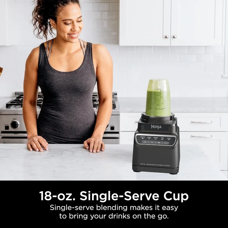 Ninja BR601AMZ Ninja Total Crushing Kitchen System for Smoothie, Frozen, Extract,Chop & Dough,1200 Watt, 72-oz.Full-Size Pitcher 4
