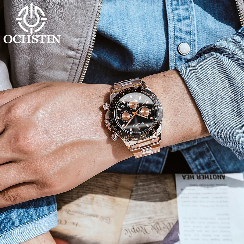 Ochstin's New Product 2024 Fashionable and Gorgeous Legendary Series Multi functional Quartz Movement Men's Quartz Watch