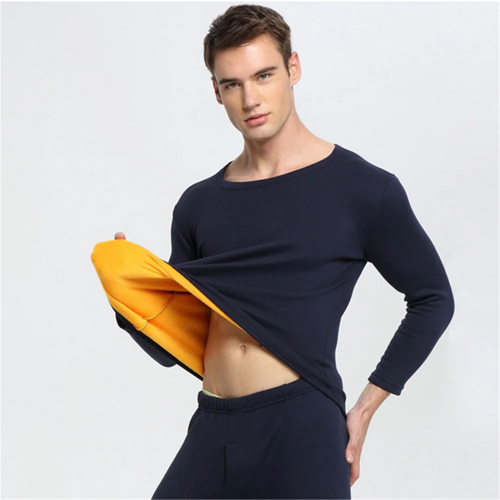 Winter Thermal Underwear Set Men Women Long Johns Sets Fleece Keep Warm In Cold Weather Size L To 6XL Long Underwewear Clothes