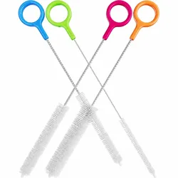 Set of 4 Durable Extra - Long Straw Cleaning Brushes with Sturdy Bristles (4pcs)