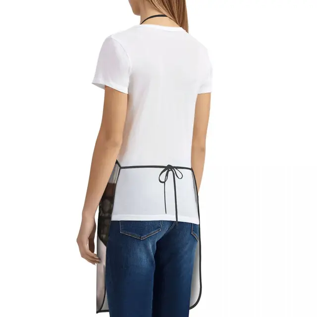 주방에서의 시간을 더 편안하고 스타일리시하게 만드는 하스불라 요리 마스터 턱받이 앞치마