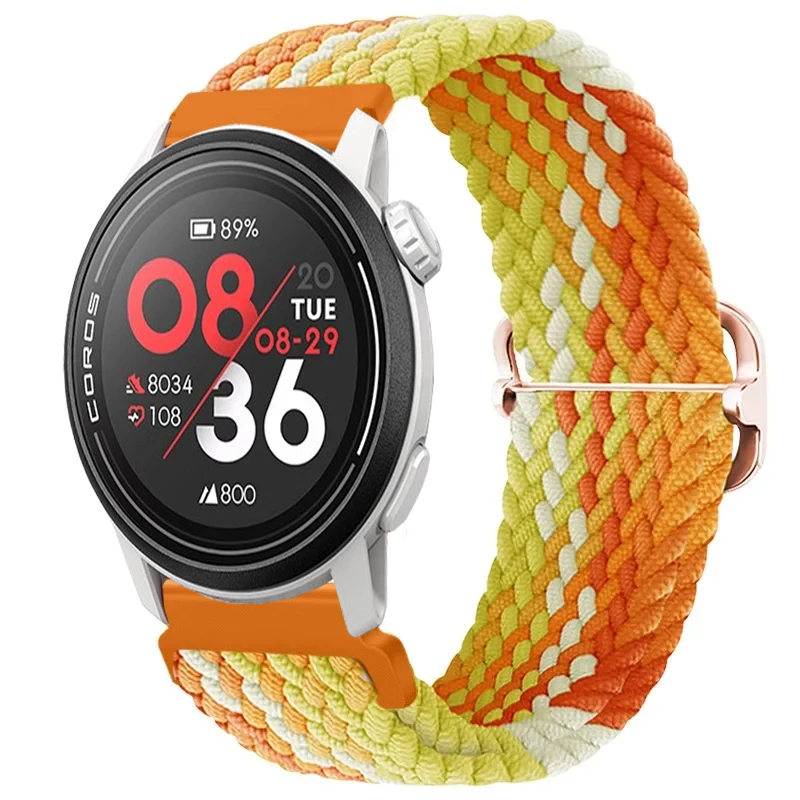 Soft Nylon Braided Breathable Watch Strap - 20mm/22mm Adjustable Bracelet