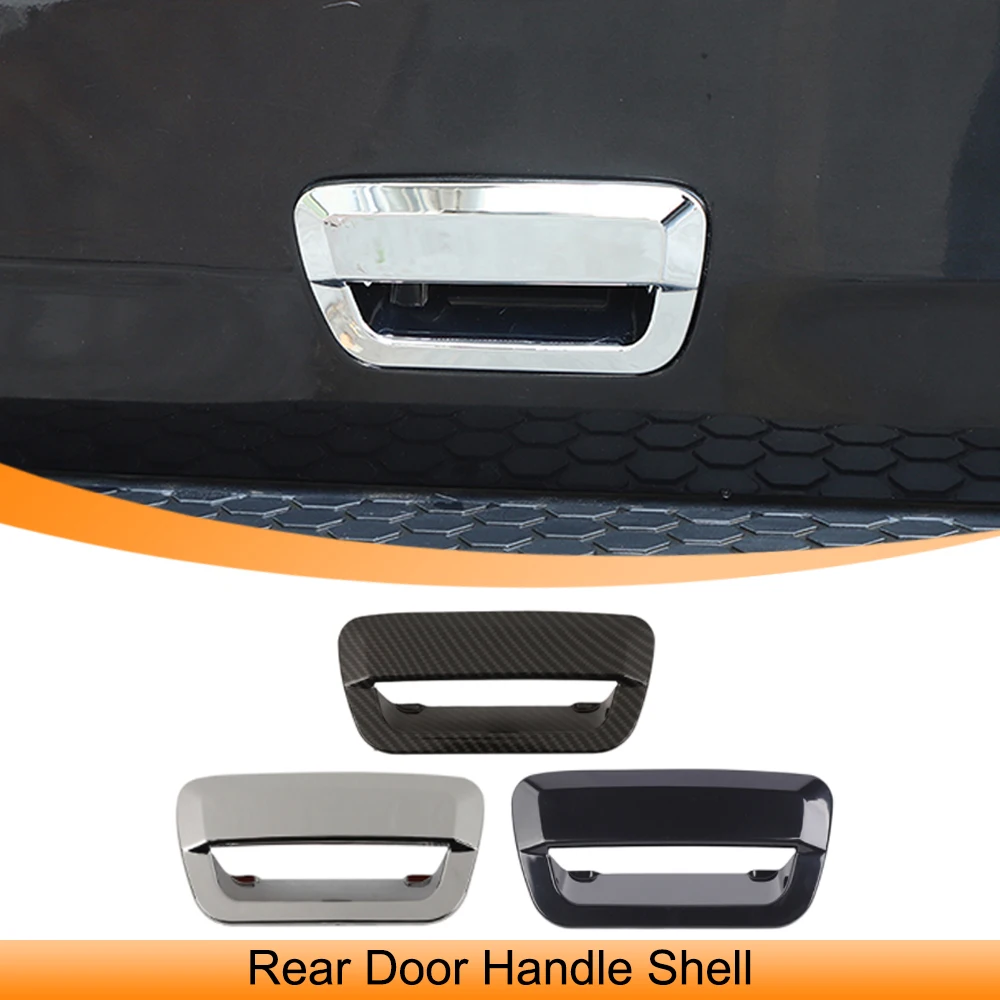 Car Tailgate Rear Door Handle Shell Decoration for Jeep Grand Cherokee 2014-2020 for Dodge Durango 2014+ Exterior Accessories