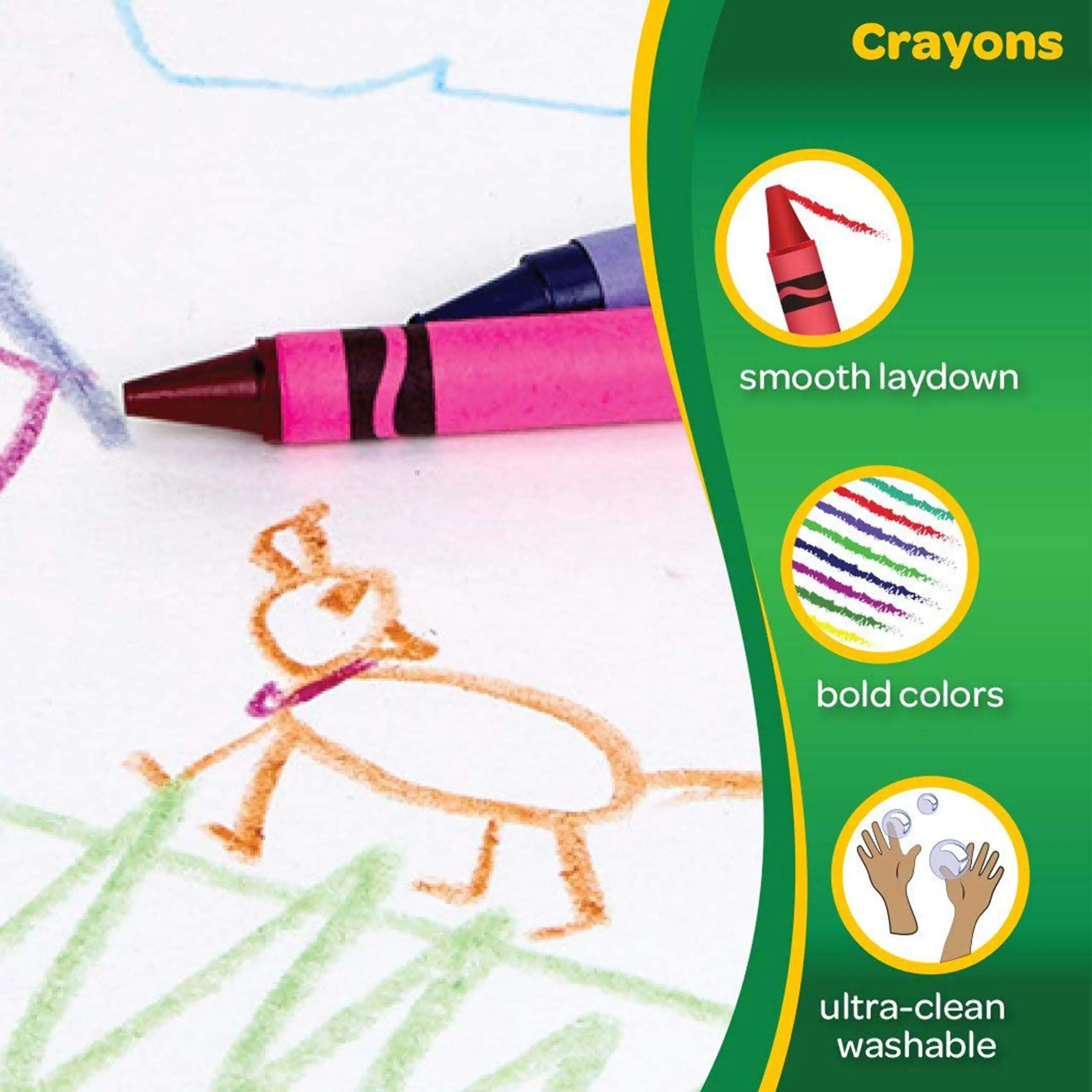 CRAYOLA Smart Case Next Generation150Piece Art Set for Kids Gift Box 04-0619