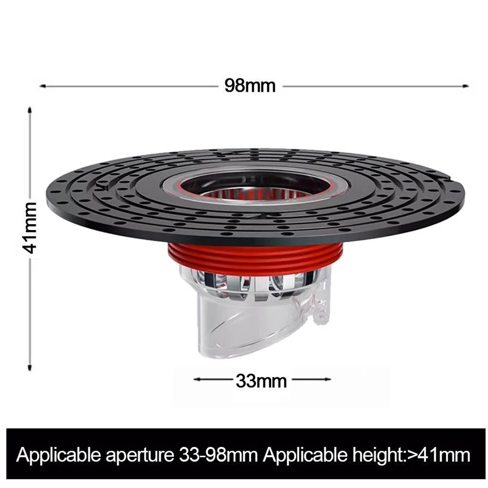 Shower Drain Floor Drain Core Shower Floor Strainer Cover Toilet Sewer Anti-odor Plug ABS No Smell Bathroom Toilet Sewer Shower Drain