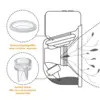 Duckbill Valve and Silicone Diaphragm,Compatible With Electric Breast Pump，Pump Parts/Accessories (10 Piece Set) 4