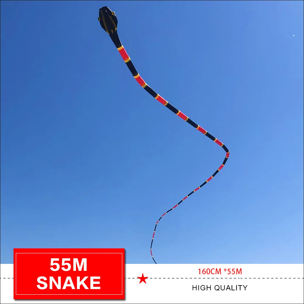 55M Coral SNAKE KITE SOFT INFLATABLE