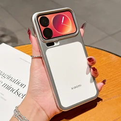 Custodia per telefono trasparente in metallo shockproof multicolore, slim fit con retro trasparente