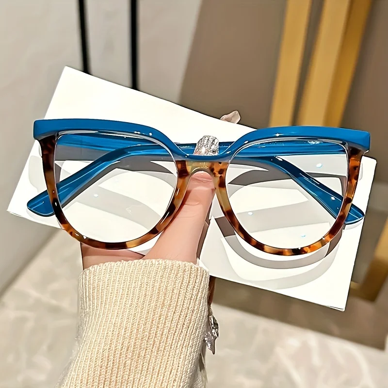 Vintage-Inspired Cat Eye Glasses for Women - Stylish, Lightweight & Durable with Blue Light Blocking Lenses