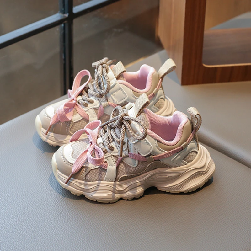 Children's Sneakers Spring Autumn Fashion Sports Shoes for Toddlers Breathable Non-slip Kids Running Causal Shoes for Boys Girls 5