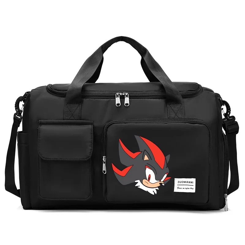 thumbnail image 1 of Sonics Carry - Bolsas de lona de gran capacidad para el gimnasio, para el fin de semana, para viajes, con compartimento para zapatos, para deporte y fitness, para niñas y niños, regalos de cumpleaños, 1 of 5