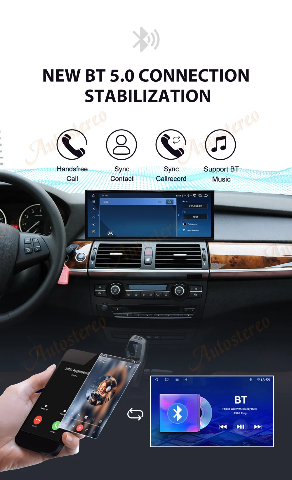 15.8 Inch Qualcomm 680 Android 13 Carplay For BMW X5 E70 X6 E71 2007-13 Car Mult
